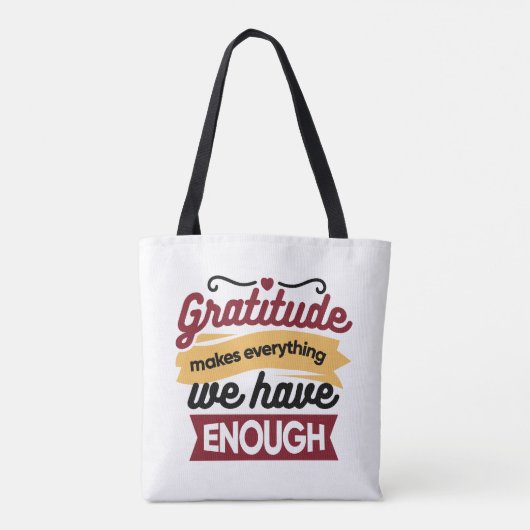 Tote Bag Faith and Gratitude Artwork – Uplifting Christian (Dos)