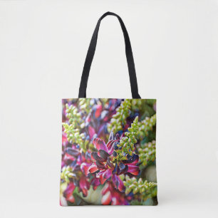 Tote Bag Faith Purple Wisteria Flower Art Fourre-tout
