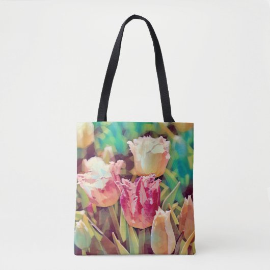 Tote Bag Faith Tulip Flower Art Fourre-tout (Devant)