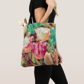 Tote Bag Faith Tulip Flower Art Fourre-tout (De près)