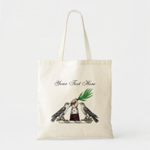 Tote Bag Falcons héraldiques vintages avec Emblème de crête