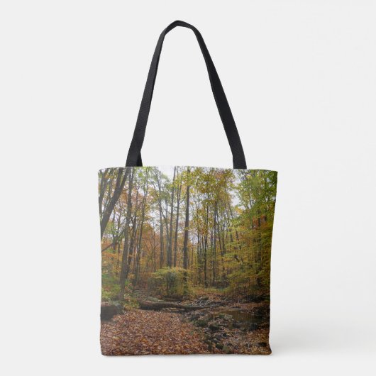 Tote Bag Fall Creek à Laurel Hill State Park Pennsylvania (Dos)