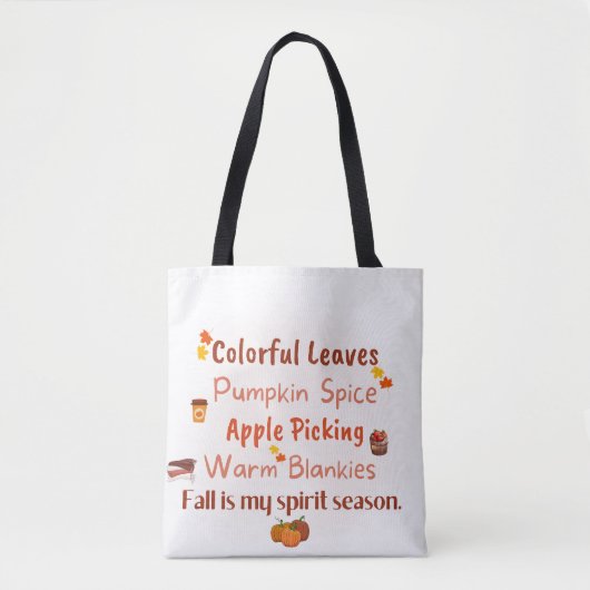 Tote Bag Fall Spirit (Devant)