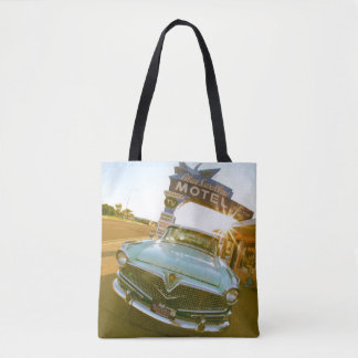 Tote Bag Fameux motel Blue Swallow sur la route 66
