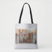 Tote Bag Famille amusante des éléphants (Devant)