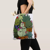 Tote Bag famille cactus (De près)