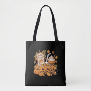 Tote Bag Famille d'automne Halloween Thanksgiving Mignon Au
