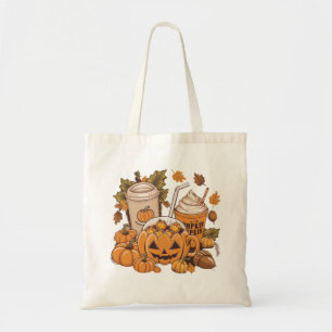 Tote Bag Famille d'automne Halloween Thanksgiving Mignon Au