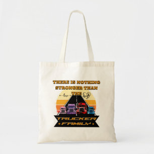 Tote Bag Famille de camionneurs Parents forts Enfants Bond
