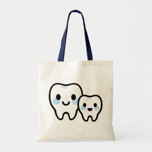 Tote Bag Famille de dents mignonnes – Conception de parent