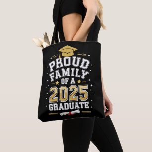 Tote Bag Famille fière d'une promotion de diplômé de 2025