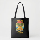Tote Bag Famille Hawaii Vacances (Devant)
