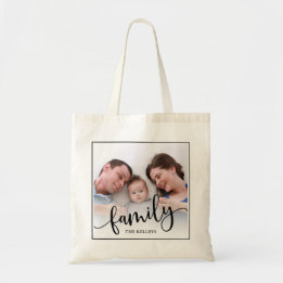Tote Bag Famille, personnalisation personnalisée photo comp