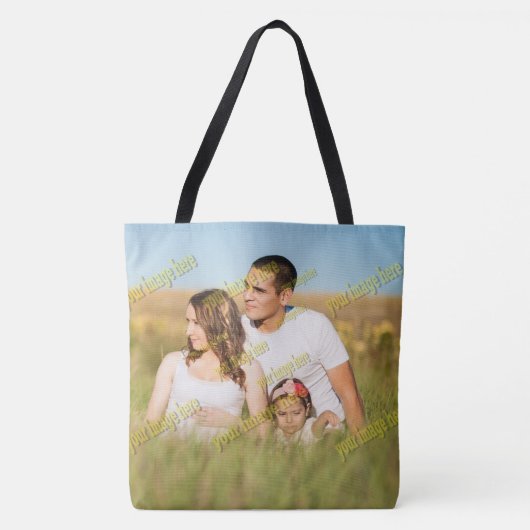 Tote Bag FAMILLE Photo ✨ Lovely Custom (Devant)