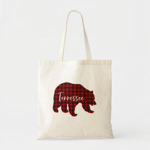 Tote Bag Famille Pyjama Correspondant à l'Ours Rouge Tennes