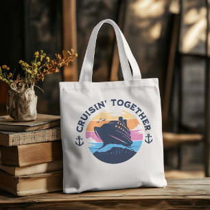 Tote Bag Family Blues Cruiser ensemble PERSONNALISER
