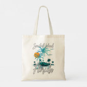 Tote Bag Family Vacation Retro Sunset Floride Sanibel Islan (Dos)