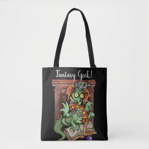 Tote Bag Fan Dragon "Geek Imaginaire !"