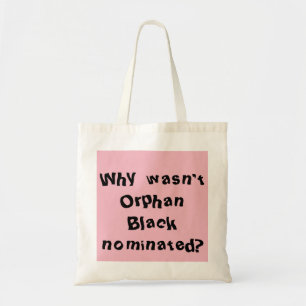 Tote Bag Fan noire orpheline pourquoi n'était pas le noir