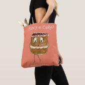 Tote Bag Fancy a Cake Funny Forêt Noire Gateau Humour d'art (De près)