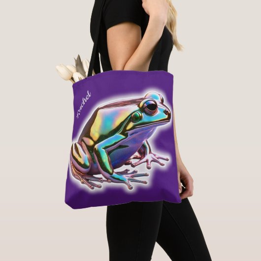 Tote Bag Fancy Frog (De près)