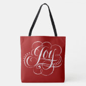 Tote Bag Fancy Joyeux Noël Calligraphie (Devant)