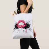 Tote Bag Fangs Splash (De près)