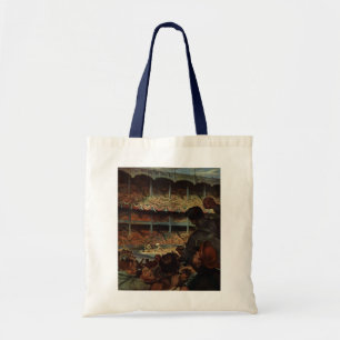 Tote Bag Fans de sport vintage dans un stade de baseball