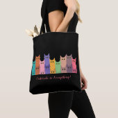 Tote Bag Fantaisie de chat sur mesure la journée des femmes (De près)