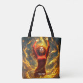 Tote Bag Fantaisie Rouge Mignon Dire (Dos)