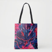 Tote Bag Fantastique Fleur Fury Dragon (Devant)