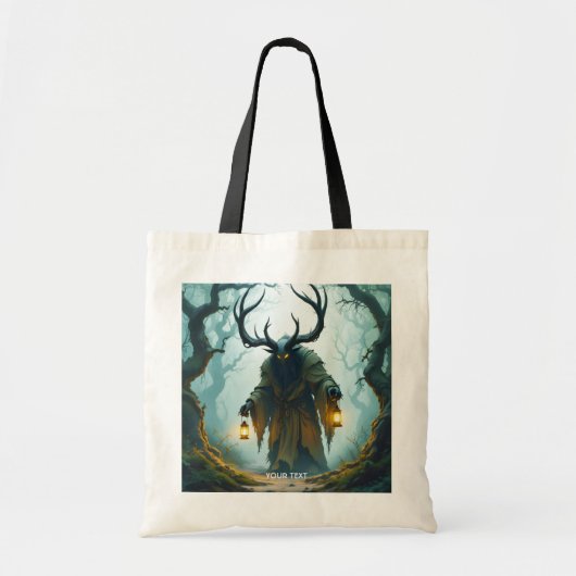 Tote Bag Fantastique Mignon Colossal Behemoth Sombre (Devant)