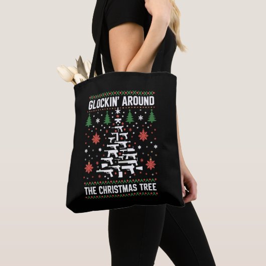 Tote Bag Fantastiques Armes de Feu Chauffeurs de Noël moche (De près)