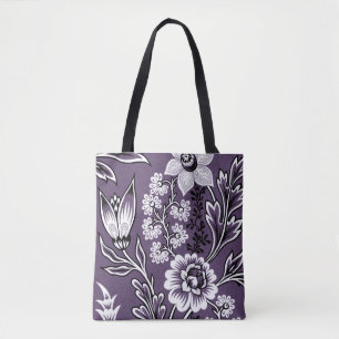 Tote Bag Fantastiques Fleurs (Plum) Art