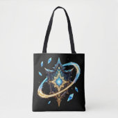Tote Bag Fantasy Emblem with Floating Blades – Magical Ener (Devant)
