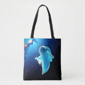 Tote Bag Fantôme cosmique dans la conception spatiale (Devant)