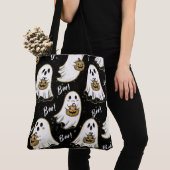 Tote Bag Fantôme de Halloween chic (De près)