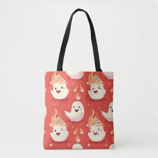 Tote Bag Fantôme de pompier mignon (Devant)
