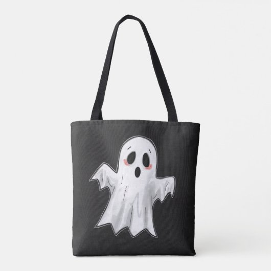 Tote Bag Fantôme éffrayant (Dos)