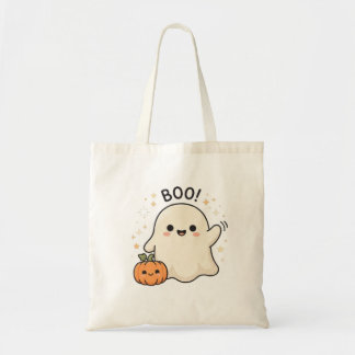 Tote Bag Fantôme Mignon BOO! Halloween