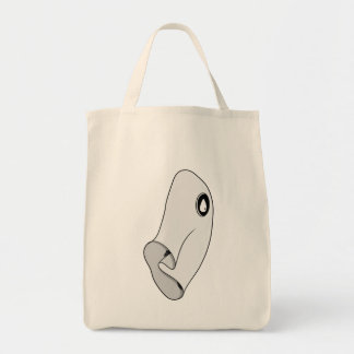 Tote Bag Fantôme Minimaliste