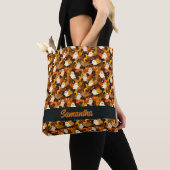 Tote Bag Fantômes et Feuilles d'automne (De près)