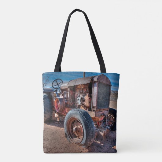 Tote Bag Farms | Rusty Antique Tractor (Dos)
