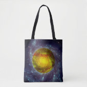 Tote Bag Fastpitch Softball Outerspace Galaxy Sports unique (Devant)