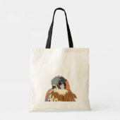 Tote Bag Faucon des oiseaux du faucon (Dos)