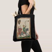 Tote Bag Fauconnerie, Codex Manesse du XIVe siècle (De près)