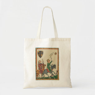 Tote Bag Fauconnerie, Codex Manesse du XIVe siècle