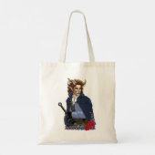Tote Bag Faune cornu Fae Fantastique (Dos)