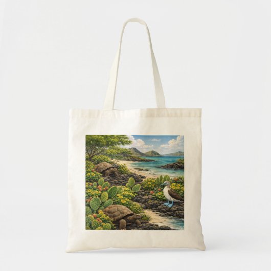 Tote Bag Faune des îles Galapagos Plage (Devant)