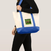 Tote Bag Faune devant une clôture (Devant (produit))